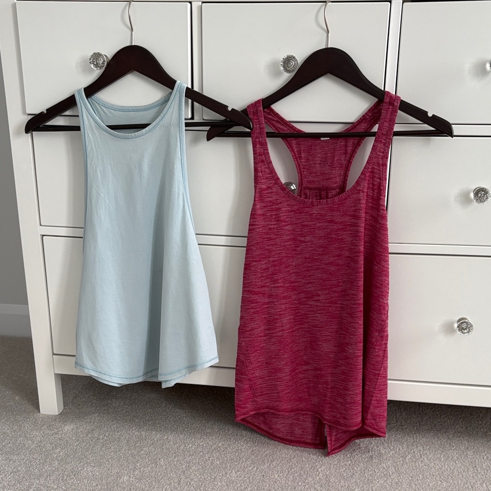 Lululemon Tops - Light Blue and Pink